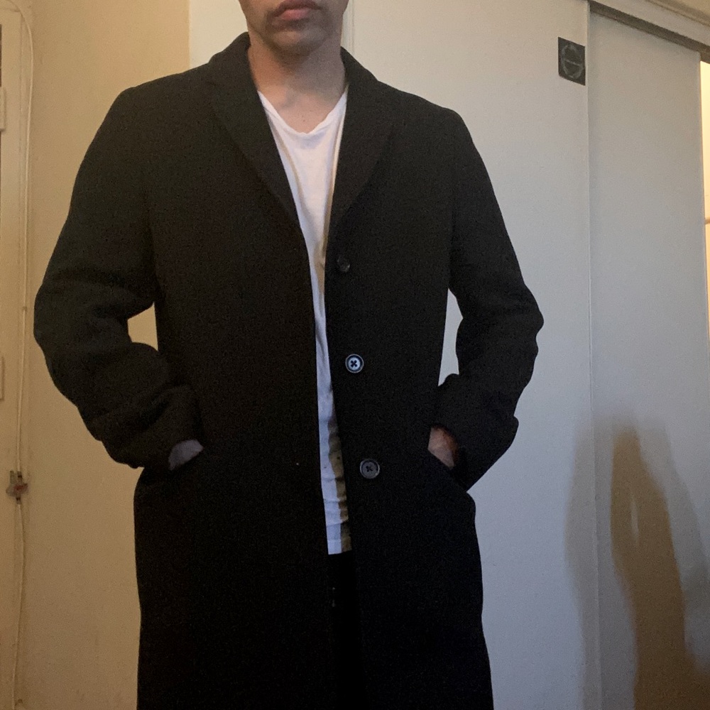 Banana Republic Trench coat Black in Small